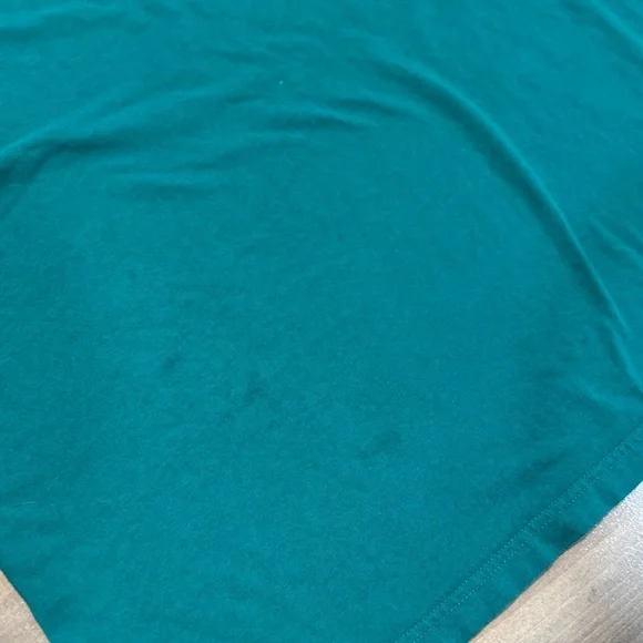 L.L. Bean Men's Teal Short Sleeve Tee - Picture 6 of 7